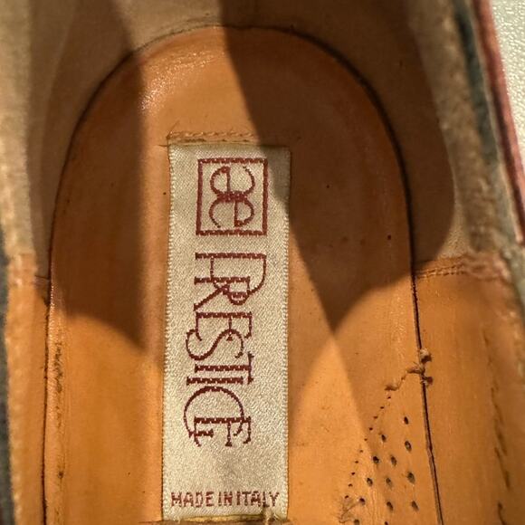 Elegance Leather Shoes Made in Italy, Size 35½,‎ 2-Inch Heel Brown Classic Style - Picture 5 of 9